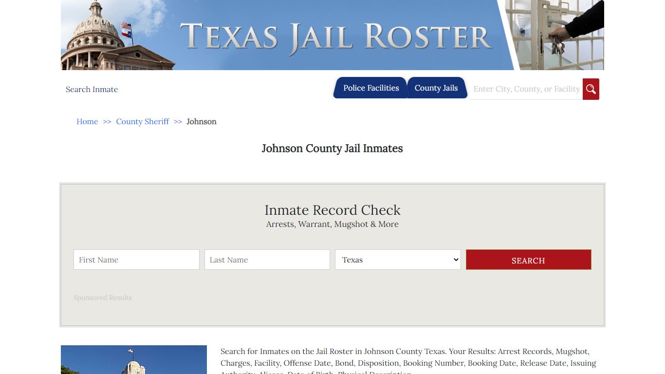 Johnson County Jail Inmates - Jail Roster Search